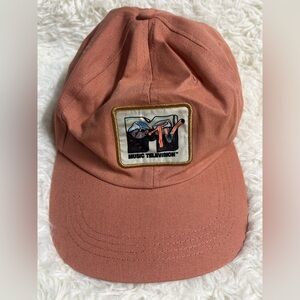 MTV Logo Peach Hat